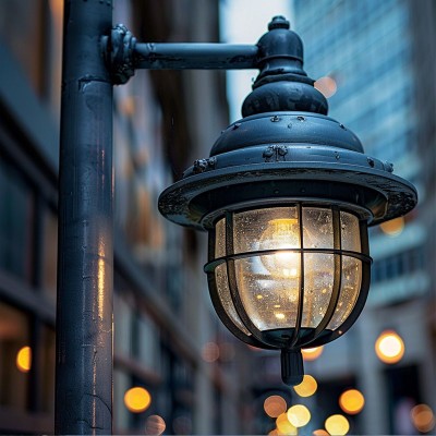 Personalized customized park street lamp cover