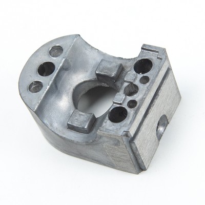 Custom manufacturer of aluminum alloy flange pipe fitting for hydraulic gear pump die-casting components based on customer's drawings or samples