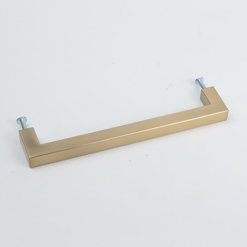 Manufacturer specialized in custom production of minimalist aluminum alloy square pull handles for cabinet doors