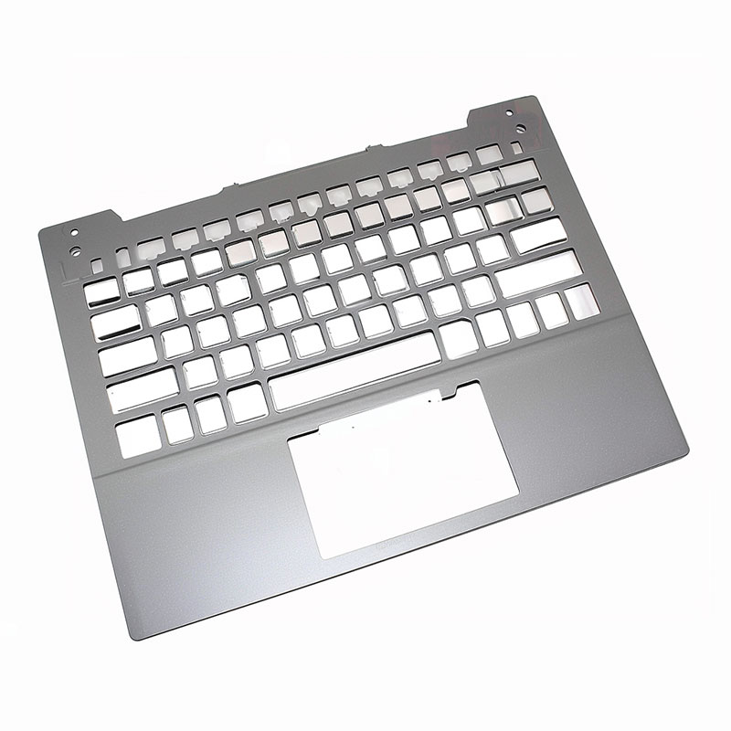 Electrozinc-coated aluminum alloy keyboard shell