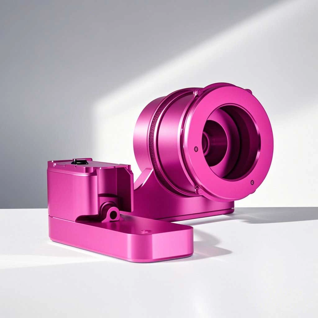 Color powder coating on die-cast product