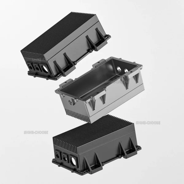 Aluminum Die Casting DCDC Controller Housing for Electric Vehicles | Custom Lightweight Enclosure - Image 4