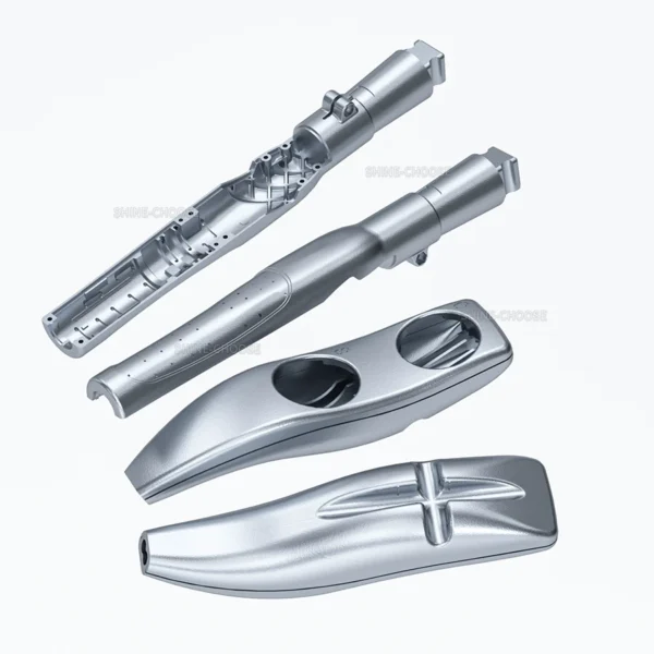 Medical-Grade Aluminum Die Casting Electronic Instrument Handle Housing | Custom Made - Image 2