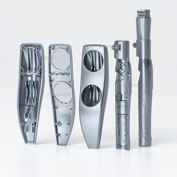Medical-Grade Aluminum Die Casting Electronic Instrument Handle Housing | Custom Made - Image 3