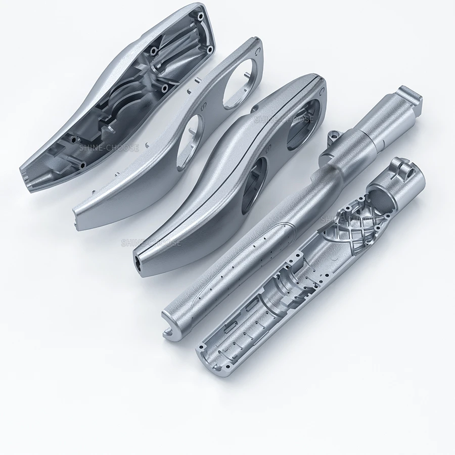 Medical-Grade Aluminum Die Casting Electronic Instrument Handle Housing | Custom Made